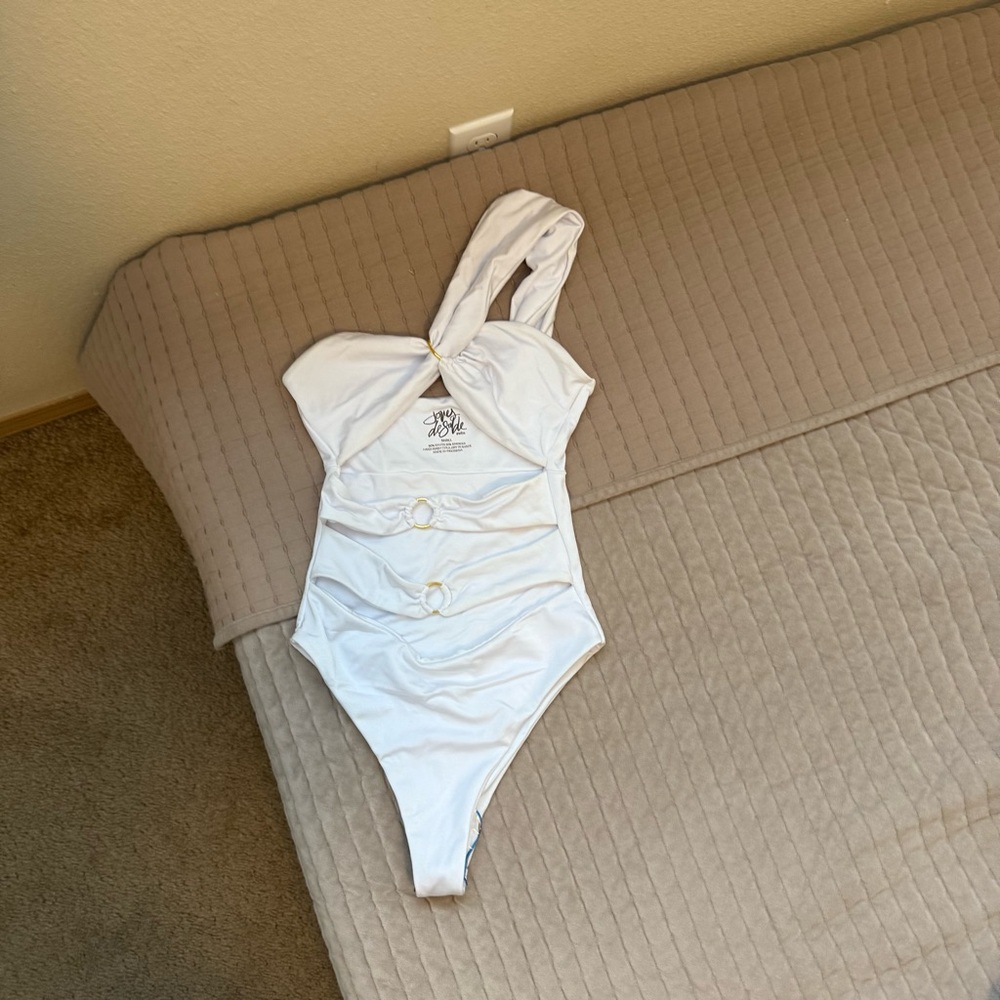 REVOLVE White One Piece Swimsuit